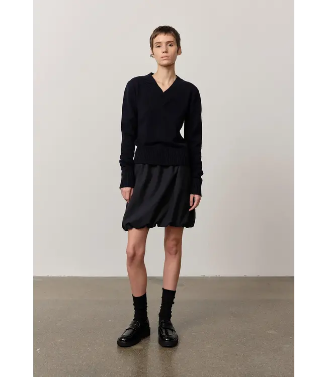 Evans Skirt - Navy Melange
