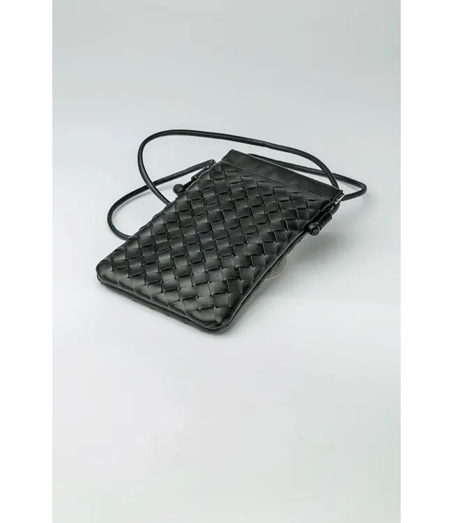 Bow19 Details Phone Bag - Black