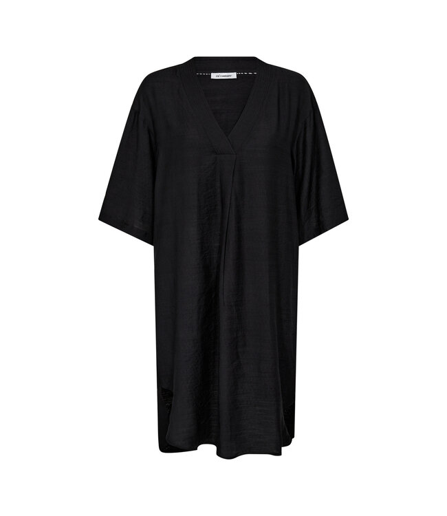 CarynCC Pleat Tunic Dress - Black
