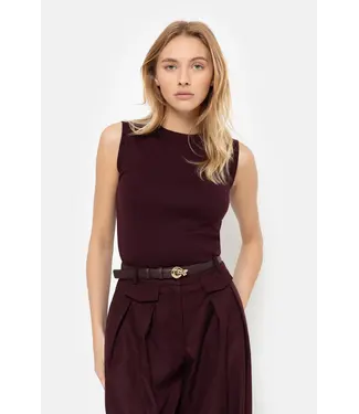 âme Mommy Sleeveless Top - Plum