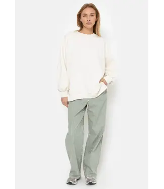 âme ULLA Oversized Sweatshirt - White