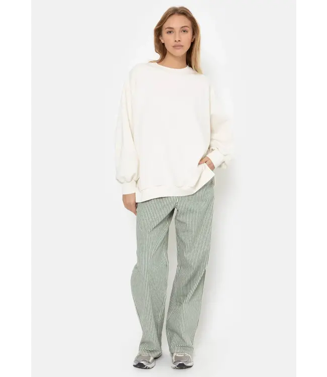 âme ULLA Oversized Sweatshirt - White