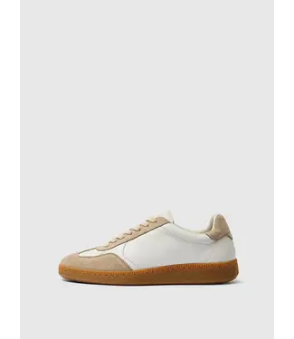 Selected SlfFrida mix sneaker - white