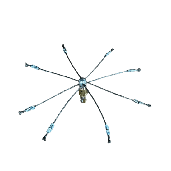 Goodway Benelux Spider Brush Roestvast Staal