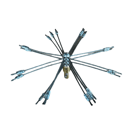 Goodway Benelux Spider Brush Roestvast Staal