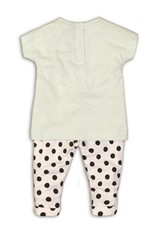 Dirkje Tweedelig babypakje white, mint, aop