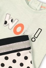 Dirkje Tweedelig babypakje white, mint, aop