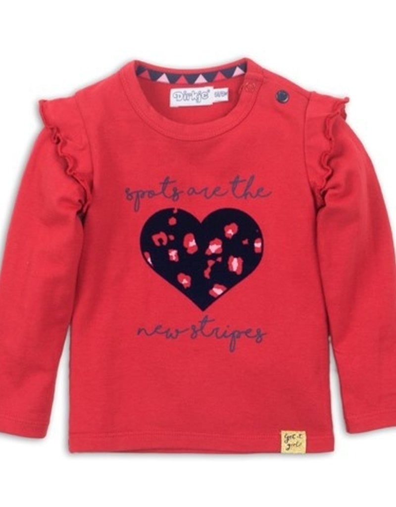 Dirkje Baby t-shirt rood