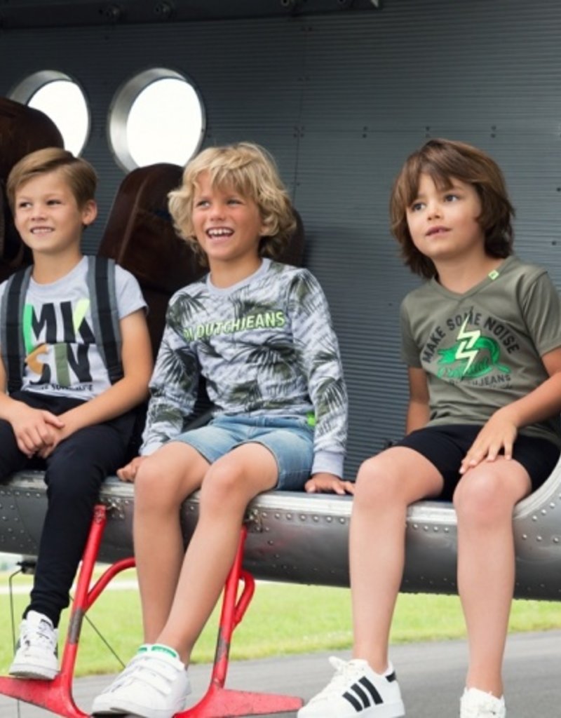 DJ Dutch Jeans T-shirt make some noise army green