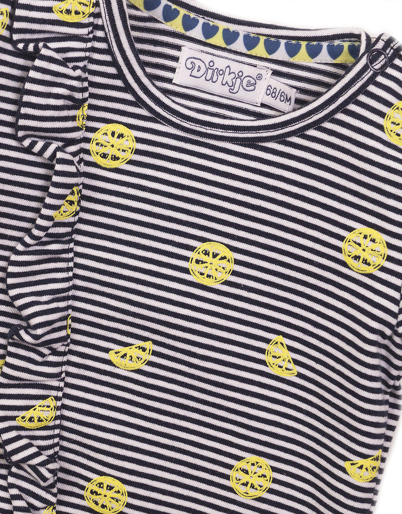 Dirkje Babyshirtje navy-stripe