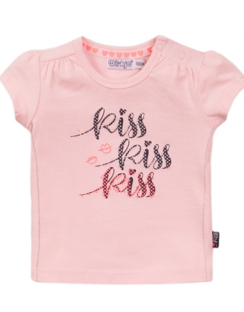 Dirkje T-shirt kiss pink