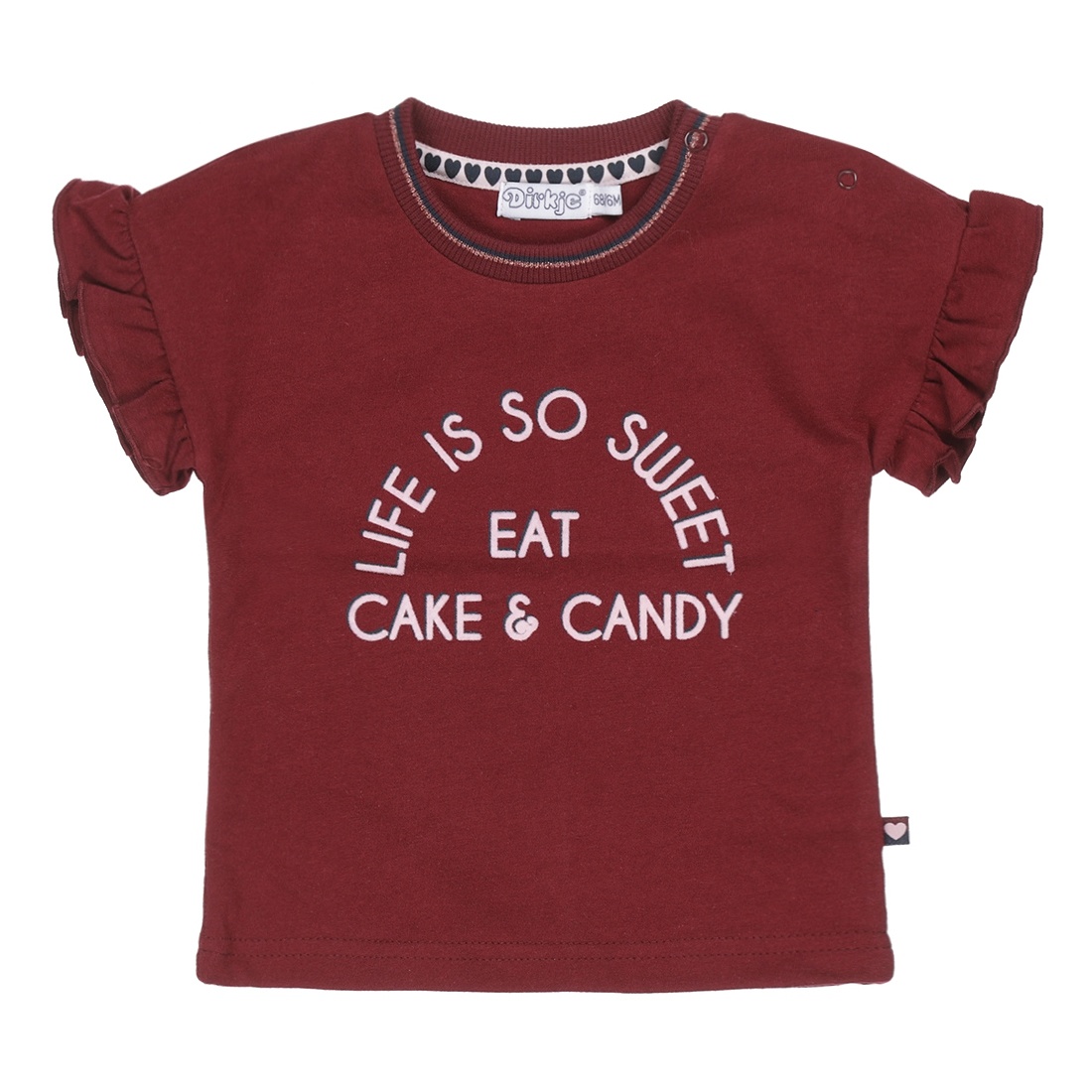 Rood shirt meisje hotsell