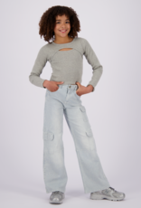 Vingino basic rib light grey melee