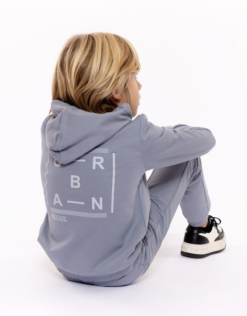 No way Monday Q boys 1 hoody faded blue