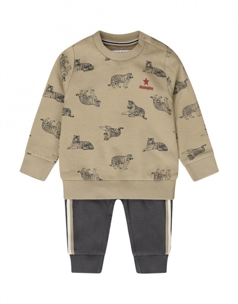 Dirkje Q boys baketball jongens set dusty green