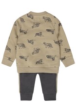 Dirkje Q boys baketball jongens set dusty green