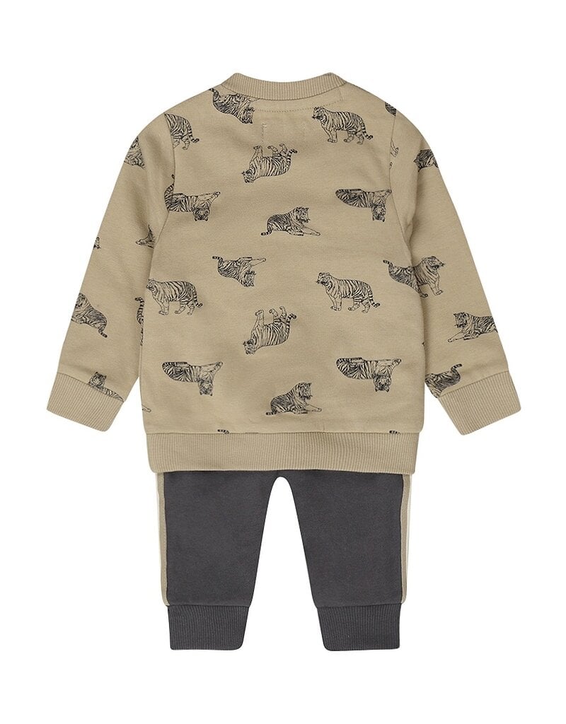 Dirkje Q boys baketball jongens set dusty green
