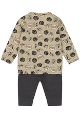 Dirkje Q boys basketball pyama set dusty green