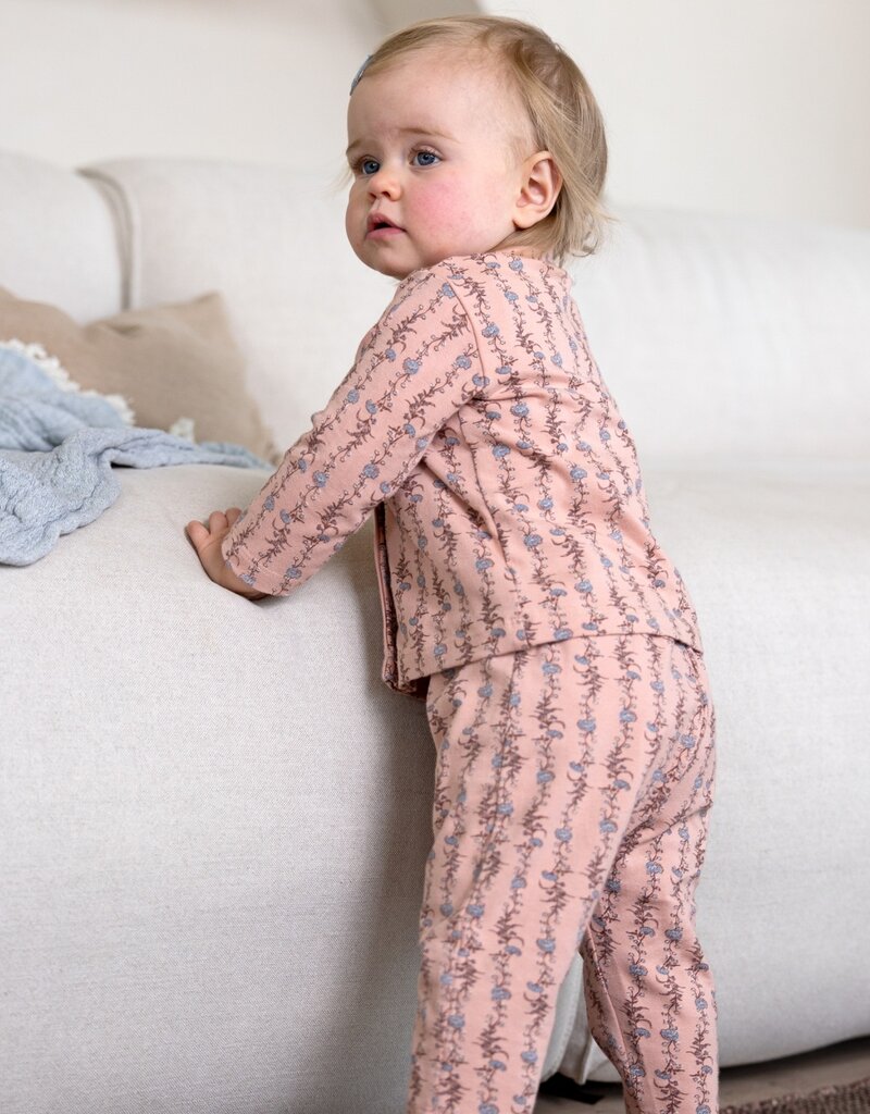 Dirkje Q girls shine dusty pink