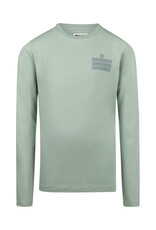 No way Monday jongens shirt aqua green