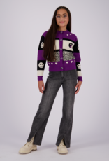 Catie split dark grey vintage