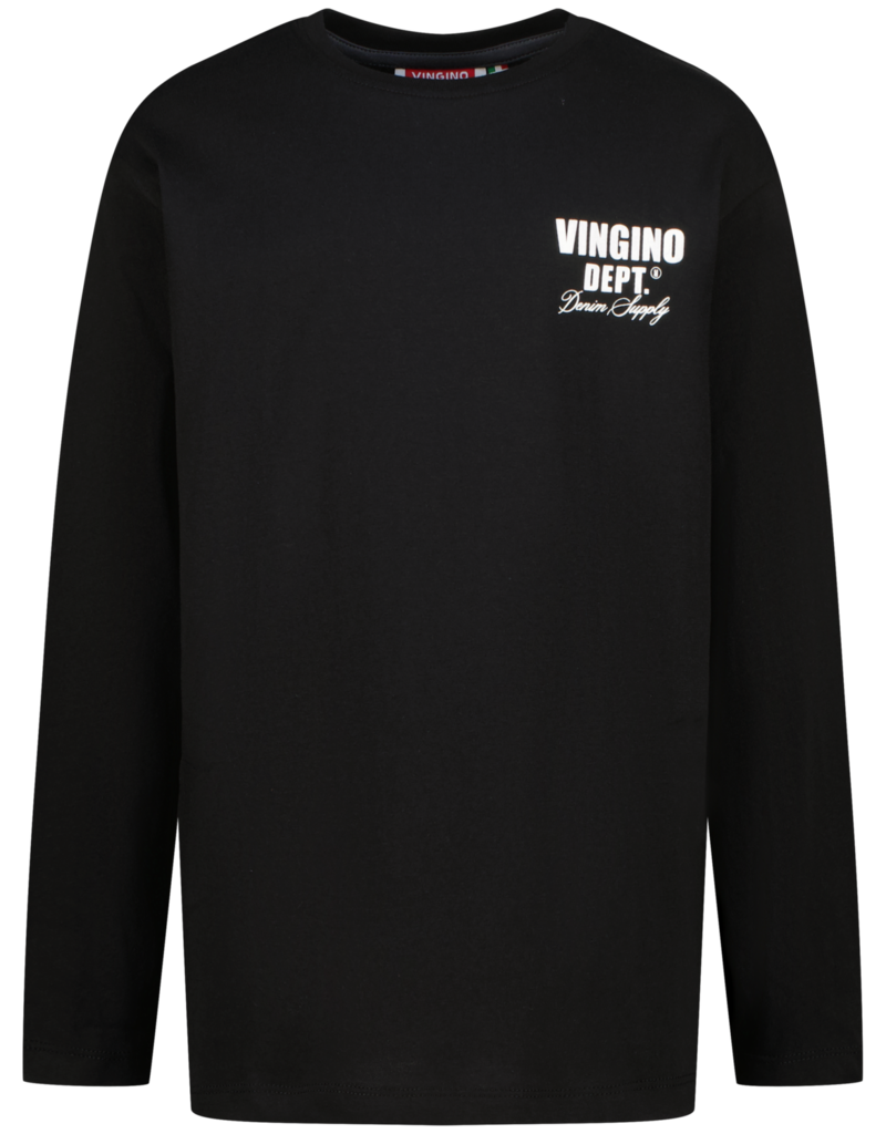 Vingino basic logo tee deep black