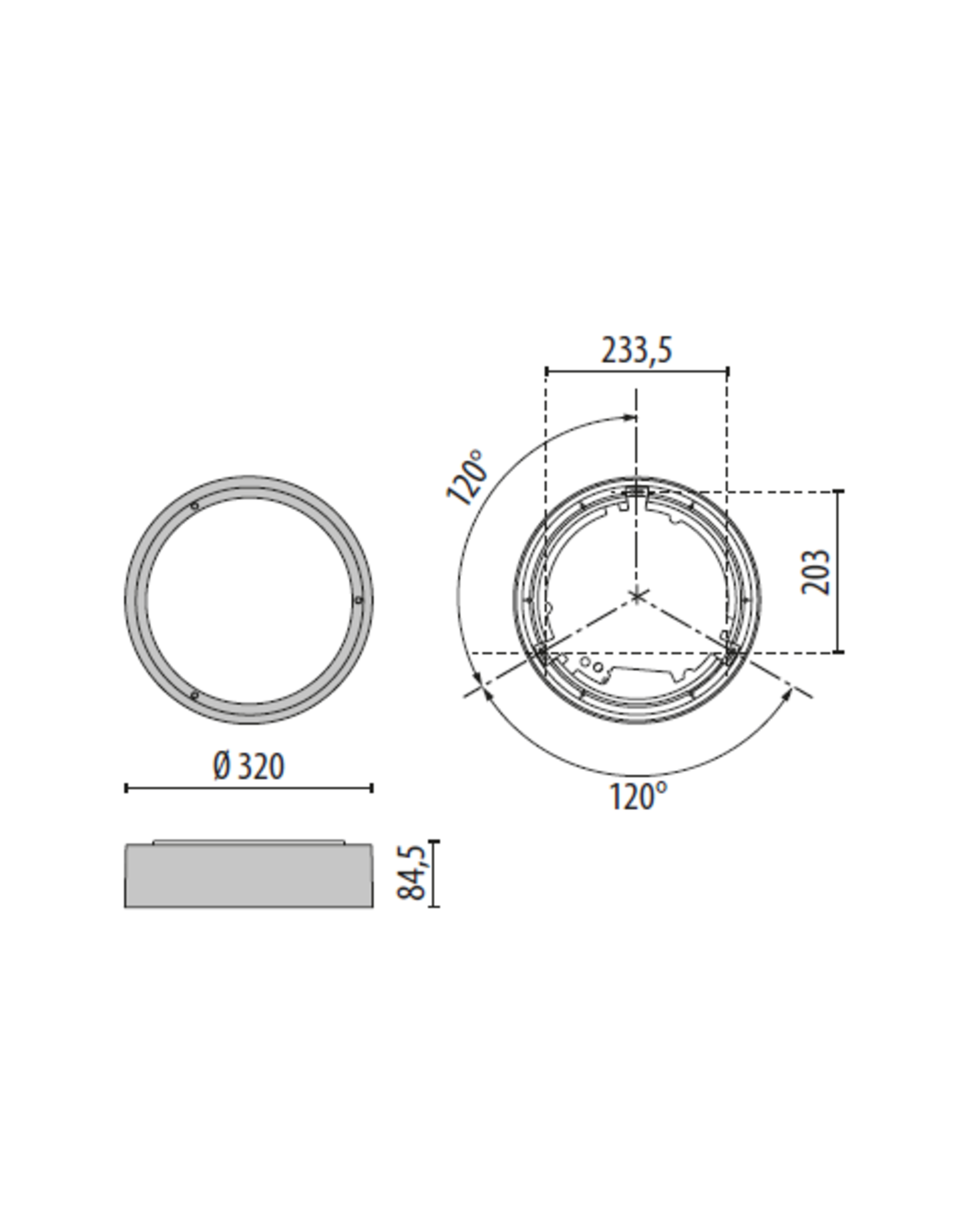 MULTI+ 30PC led plafonniere - 3000k - 16W