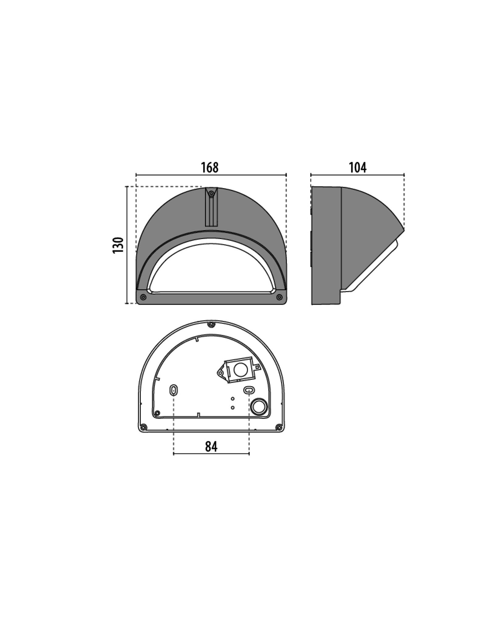 Buitenlamp POLO IP65 4000k