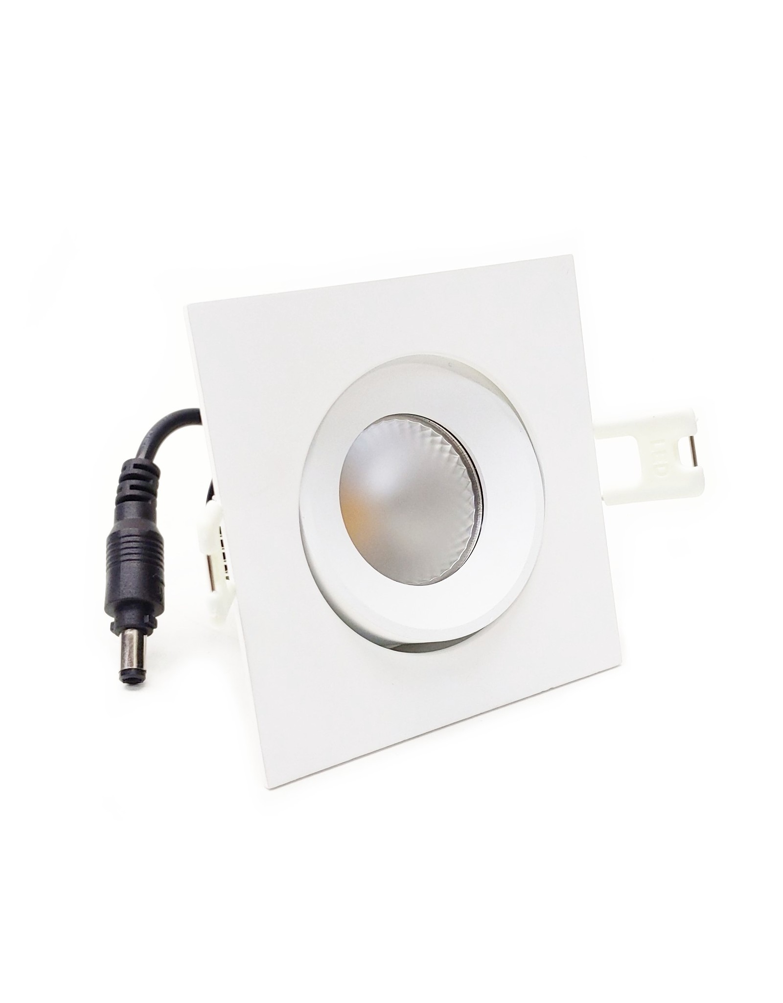 LedLed ADDY led kantelspot vierkant wit dimbaar - Pro reflector