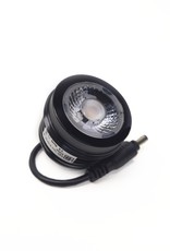 LedLed ADDY led kantelspot rond zwart dimbaar - Interieur lens