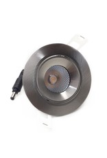 LedLed ADDY led kantelspot rond rvs dimbaar - Pro reflector