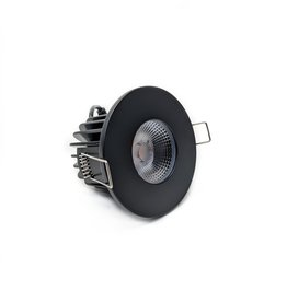 LedLed REDDY led spot rond zwart dimbaar IP65