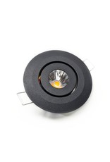 LedLed IZZY led kantelspot rond zwart dimbaar