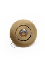 LedLed IZZY led kantelspot rond goud dimbaar