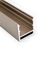 LedLed Aluminium square line opbouwprofiel - DET