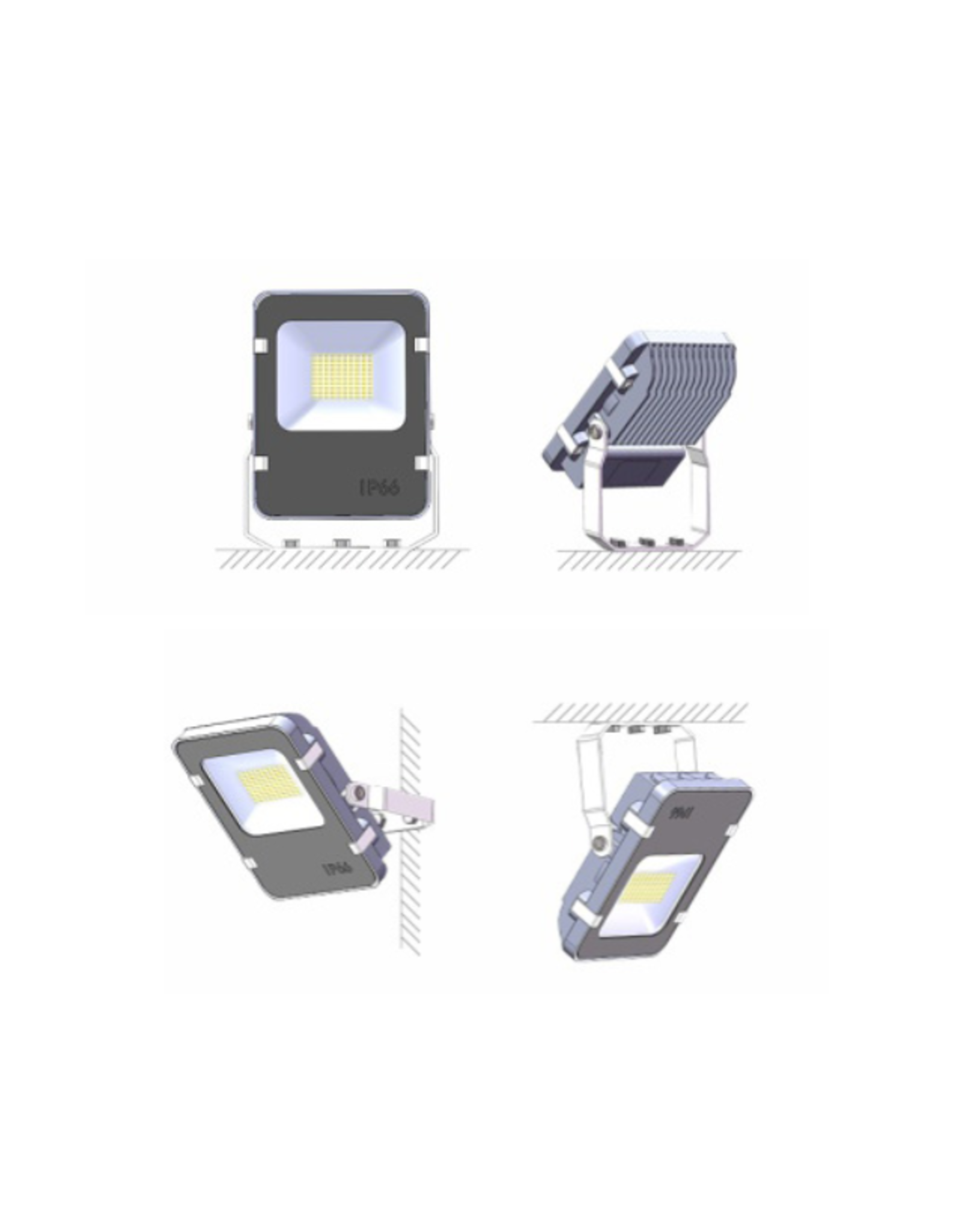 LedLed SWELO led schijnwerper IP66 12W
