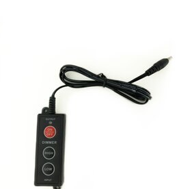 LedLed HP en Flat - Mini Drukknop Dimmer Zwart 40W