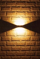 LedLed CATO-M up/down buitenlamp zwart 12W 3000k