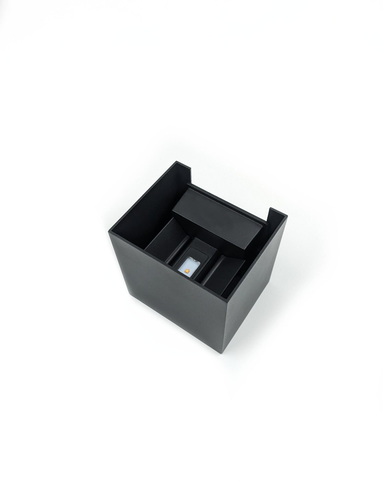 LedLed CATO-S up/down buitenlamp zwart 6W 3000k