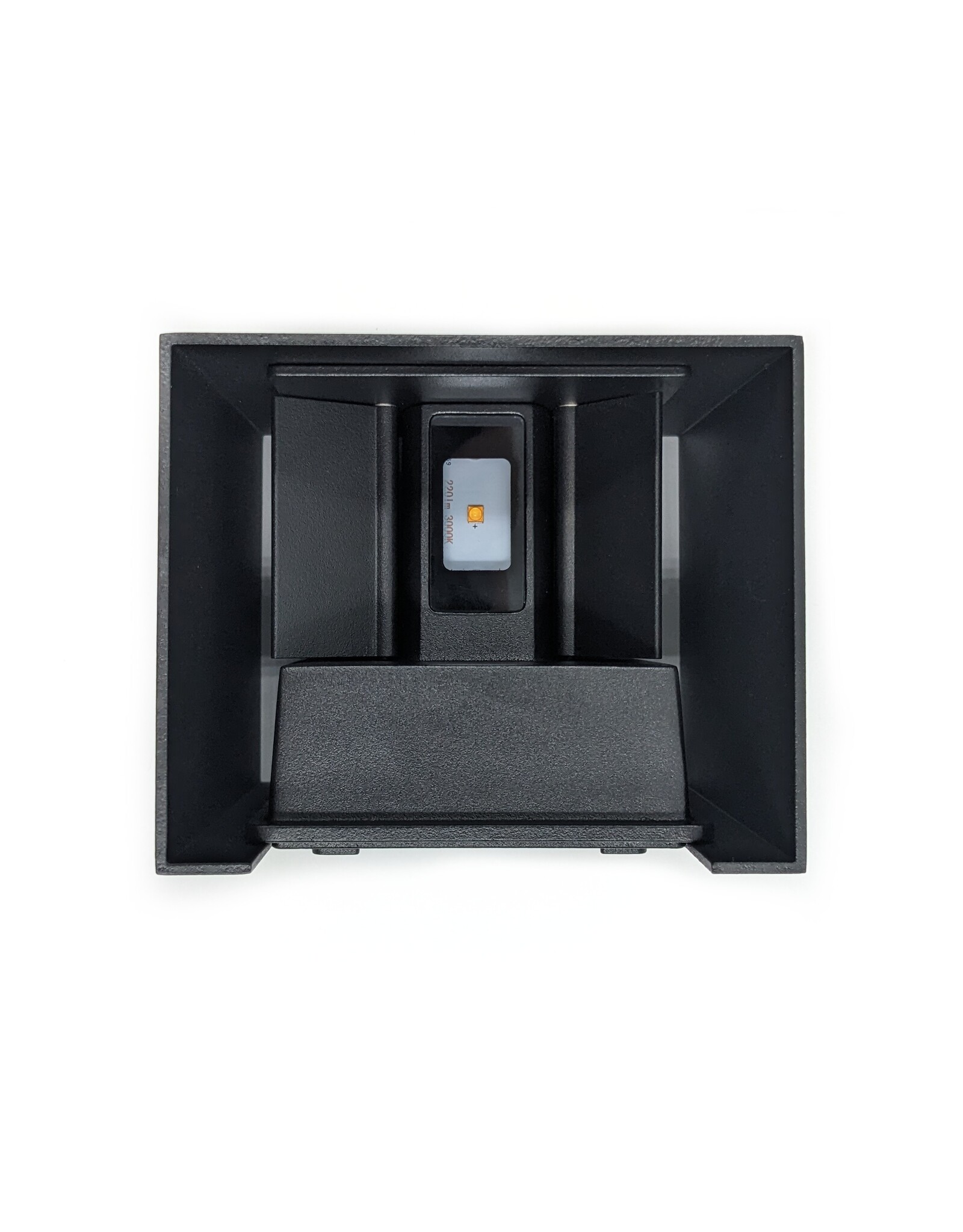 LedLed CATO-S up/down buitenlamp zwart 6W 3000k