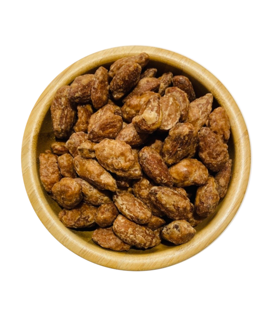 Gebrannte Mandelkerne mit Karamellgeschmack