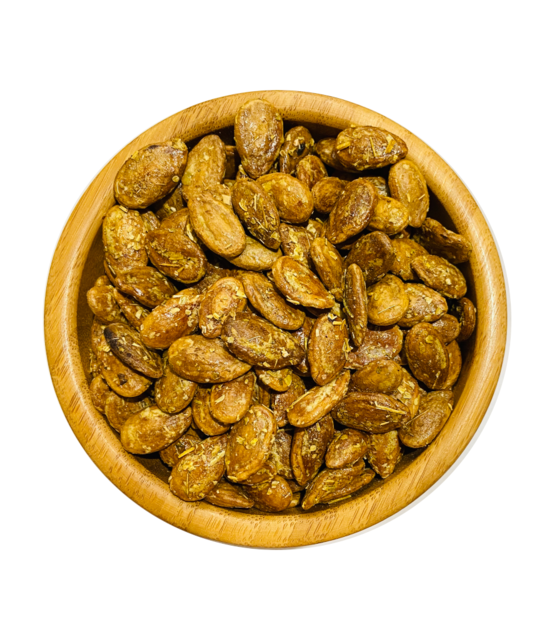 Geröstete Wassermelonenkerne mit Bärenklau (Golpar)