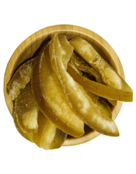 Pomelo Streifen gezuckert