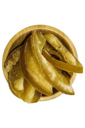 Pomelo Streifen gezuckert