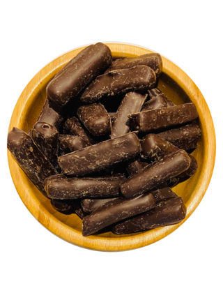 Ingwer-Stäbchen mit Zartbitter Schokolade 200g