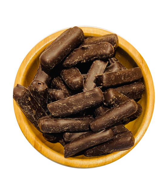 Ingwer-Stäbchen mit Zartbitter Schokolade 200g Ingwer-Stäbchen mit Zartbitter Schokolade 200g