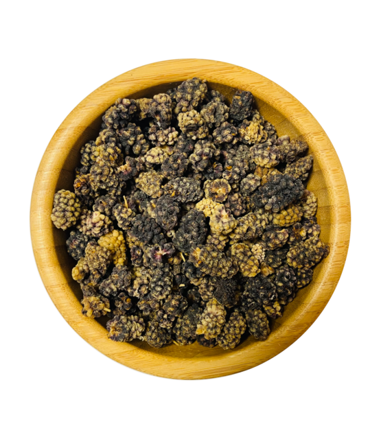 Getrocknete schwarze Maulberen Getrocknete schwarze Maulberen