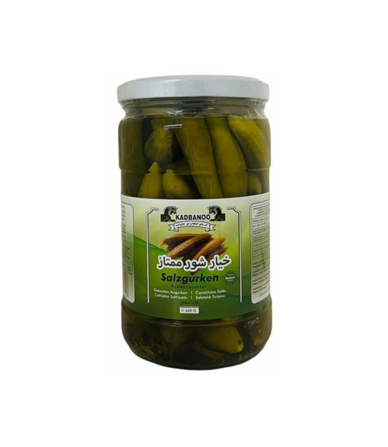 Salzgurken Mittelgroß Kadbanoo 660g