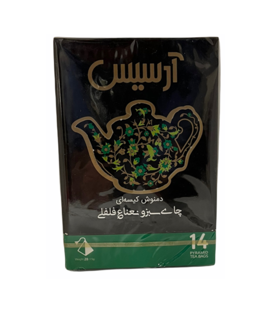 Grüner Tee & Pfefferminz Teebeutel Arsis