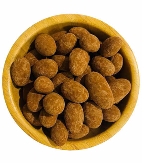 Trüffelmandeln mit Vollmilchschokolade Trüffelmandeln mit Vollmilchschokolade